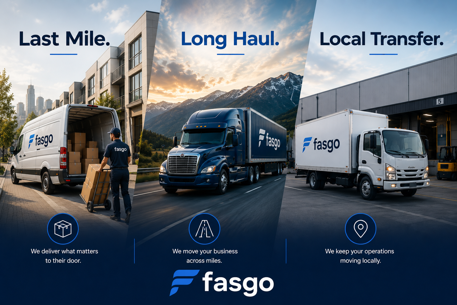 Fasgo DSP — Last Mile, Long Haul, and Local Transfer